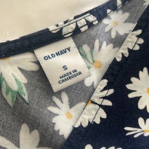 Old Navy Daisy Dress Size Small Navy Blue